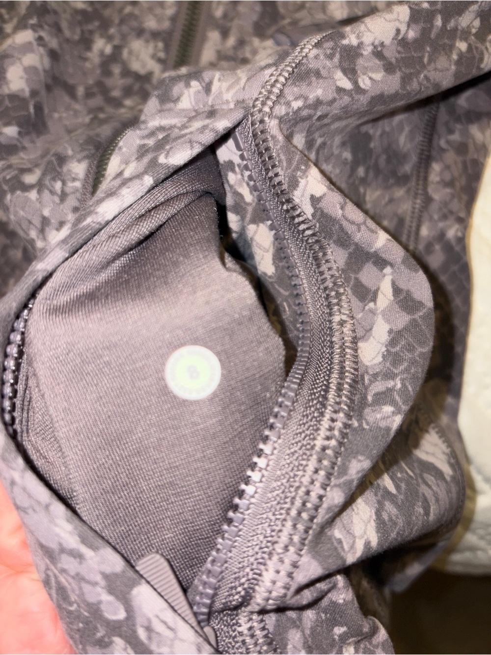 Lululemon | Mauve Camo Print Zip-Up Hooded Define Athletic Jacket (Like New) - Picture 6 of 7